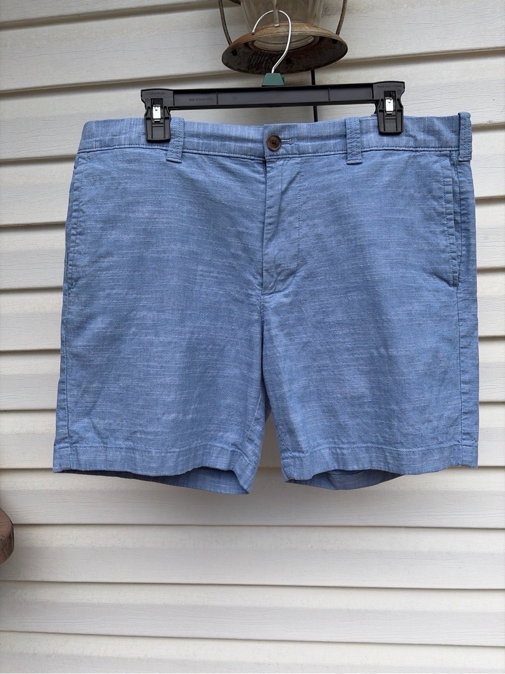 J.Crew Men’s Chambray Shorts Size 34 | 7” Inseam | Light Blue